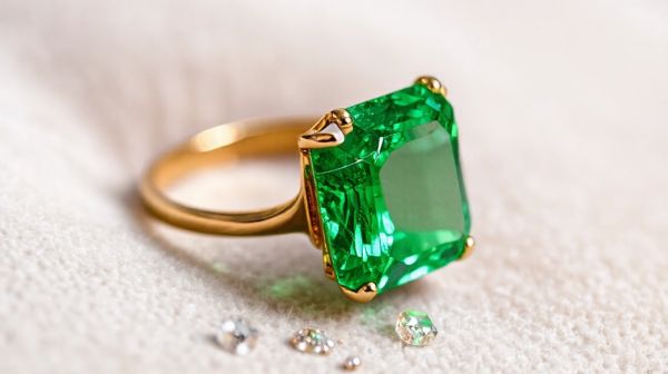 Les bagues émeraude uniques d'Atelier du Diamant pour sublimer vos créations